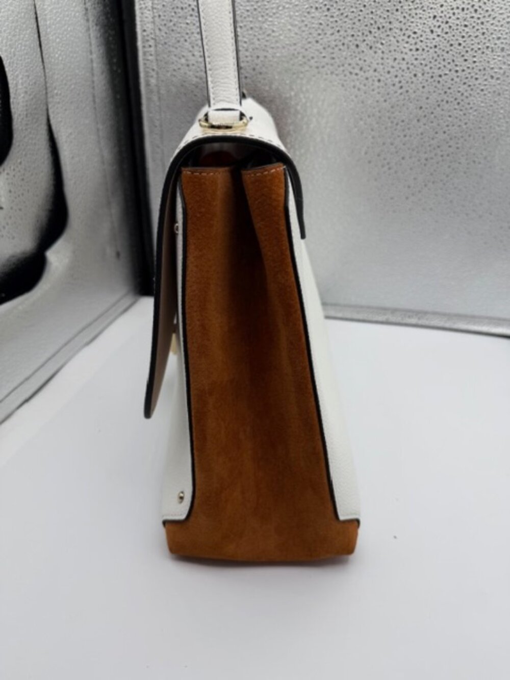 CROMIA LEATHER HANDBAG - Picture 7 of 14